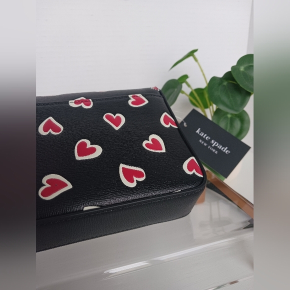 NWT Kate Spade - Morgan Stencil Hearts Embossed Crossbody Bag - Picture 10 of 14